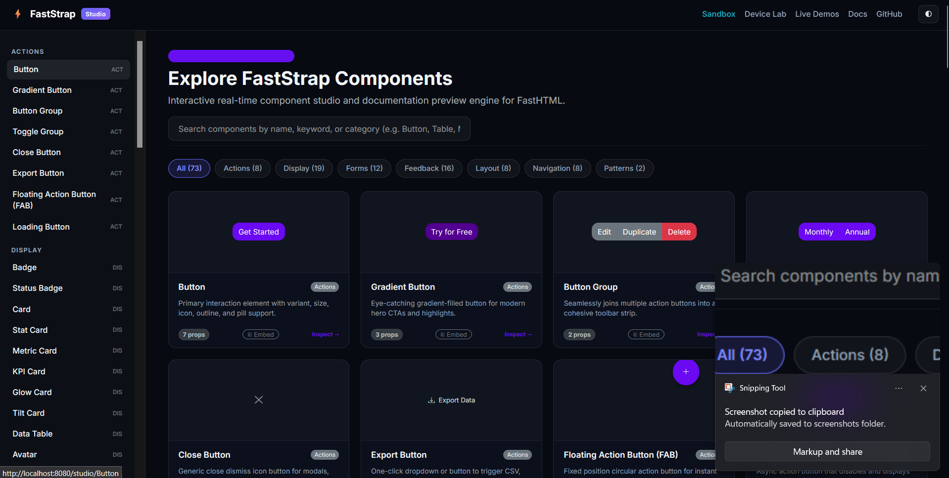 FastStrap Preview Studio